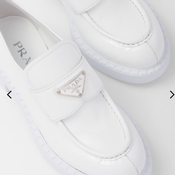 Prada Chocolate Loafers white patent - Picture 2 of 7